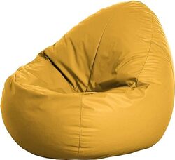 Shapy chair Bean Bag chair soft and comfortable XX-Large & XXX-Large (MM TEX) (XXX-Large Rexine, Gold)